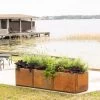Corten Steel Modular Raised Bed, 2'x6' -Garden Tools Store 8610703 0023 tif