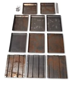 Corten Steel Modular Raised Bed, 2'x6' -Garden Tools Store 8610703 0142 tif