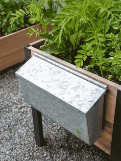 Galvanized Garden Tool Storage Box -Garden Tools Store 8610811 GalvanizedToolStorageBox gif