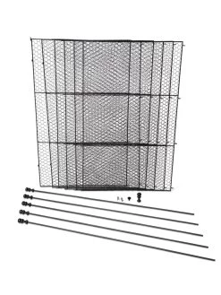 Tall Chicken Wire Critter Fence With Gate -Garden Tools Store 8611020 1262 tif