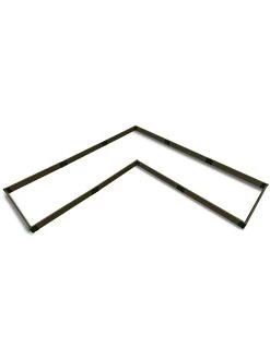 L-Shaped Composite Raised Bed, 12'x12' With 1" Boards -Garden Tools Store 8611162 02v l shaped raised garden beds 12 x 12 with 1 inch boards uptown brown