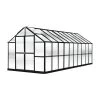 MONT Growers Edition Greenhouse, 8' X 20' -Garden Tools Store 8611197 mont 20 grower black