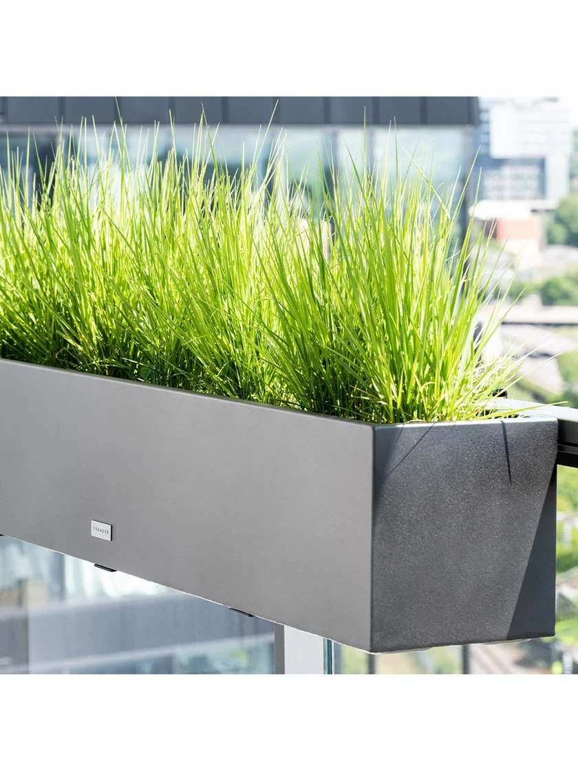 Veradek Metallic Series Railing Planters 4 Veradek Metallic Series Railing Planters - Image 2