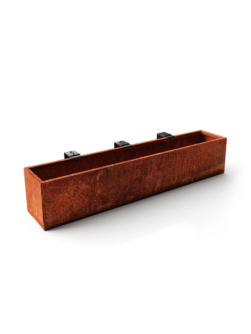 Veradek Metallic Series Corten Steel Railing Planters 8 Veradek Metallic Series Corten Steel Railing Planters - Image 6