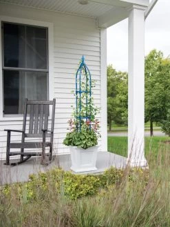 Fairfield Self-Watering Square Planter, 16” X 16” -Garden Tools Store 8611695 0340 tif