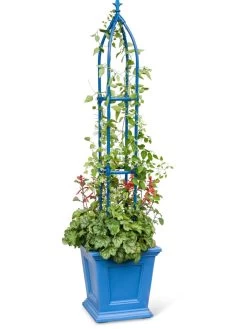 Fairfield Self-Watering Square Planter, 16” X 16” -Garden Tools Store 8611695 0614 tif