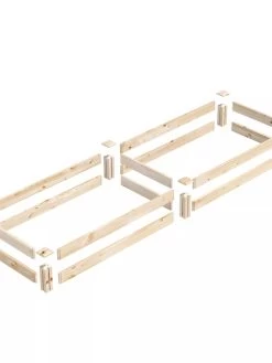 Pine Raised Garden Bed, 2' X 8' -Garden Tools Store 8612243 01V jpg