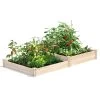 2-Tier Pine Raised Garden Bed, 4'x8' -Garden Tools Store 8612253 02v 2 tier pine raised garden bed 4x8 feet