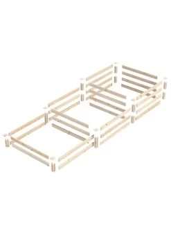 3-Tier Pine Raised Garden Bed, 4'x12' -Garden Tools Store 8612254 01v