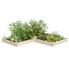 2-Tier Pine Raised Garden Bed, 4'x12' -Garden Tools Store 8612257 02v 2 tier pine raised garden bed 4x12 feet