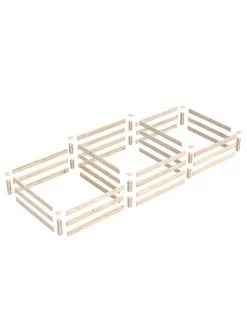 Tall 2-Tier Pine Raised Garden Bed, 4'x12' -Garden Tools Store 8612258 01v