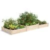 Tall 2-Tier Pine Raised Garden Bed, 4'x12' 2 Tall 2-Tier Pine Raised Garden Bed, 4'x12' -Garden Tools Store 8612258 02v tall 2 tier pine raised garden bed 4x12 feet