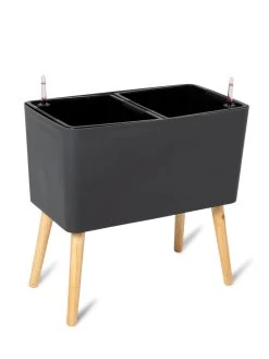 Ava Self-Watering Rectangular Planter 18 Ava Self-Watering Rectangular Planter -Garden Tools Store 8612691 217 ava self watering rectangular planter gray