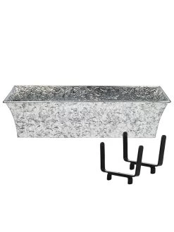 Achla Designs Handrail Flowerbox Bracket Kit For Rail -Garden Tools Store 8612883 01v achla designs handrail flowerbox bracket kit for 2x4 inch rail