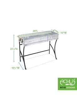 Achla Designs Trestle Plant Stand -Garden Tools Store 8612886 05v