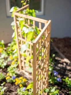 Bamboo Zig-Zag Trellis 24" X 36" -Garden Tools Store 8613151 6459