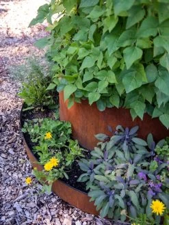 Birdies™ Corten Steel Tiered Round Raised Bed Kit, Tall -Garden Tools Store 8613245 0195