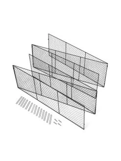 Chicken Wire Critter Fence, 16" High -Garden Tools Store 8613249 3969