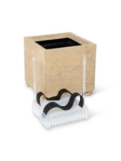 Self-Watering LavaStone® Modern Square 10 Self-Watering LavaStone® Modern Square -Garden Tools Store 8613258 4193