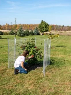 Tall Chicken Wire Critter Fence Extension Panel, Set Of 2 -Garden Tools Store 8613260 0090