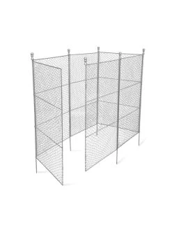 Tall Chicken Wire Critter Fence With Gate -Garden Tools Store 8613260 6051