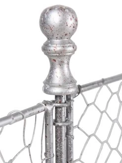Tall Chicken Wire Critter Fence With Gate -Garden Tools Store 8613260 6057