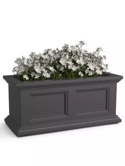 Fairfield Self-Watering Window Box, 2’ -Garden Tools Store 8613268 09V tif