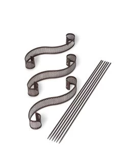 Scroll Linking Stakes, Set Of 3 -Garden Tools Store 8613321 5899