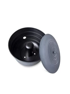 Ribbed Hose Pot With Lid 12 Ribbed Hose Pot With Lid -Garden Tools Store 8613332 5808