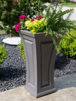 Cambridge Tall Planter, 28" Height 14 Cambridge Tall Planter, 28" Height -Garden Tools Store 8613524 08V
