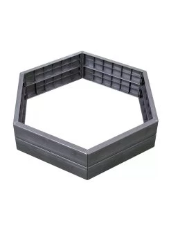 Modular Hexagon Raised Bed Kit, 21.5" -Garden Tools Store 8614244 02V 3 4 modular hexagon raised bed kit 21 inches