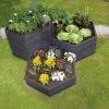 Modular Hexagon Raised Bed Kit, 21.5" -Garden Tools Store 8614244 04V