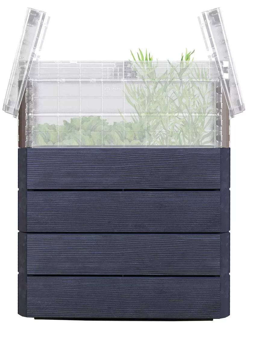 Modular Rectangular Raised Bed Kit With Translucent Panels & Lid 4 Modular Rectangular Raised Bed Kit With Translucent Panels & Lid - Image 2