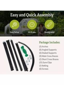 Titan Squash Tunnel 14 Titan Squash Tunnel -Garden Tools Store B07932DMCR plantsupport package includes