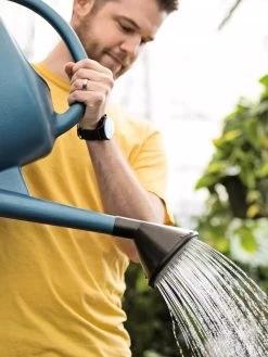 French Blue Watering Can -Garden Tools Store ChrisAhrensSquare 0118 tif